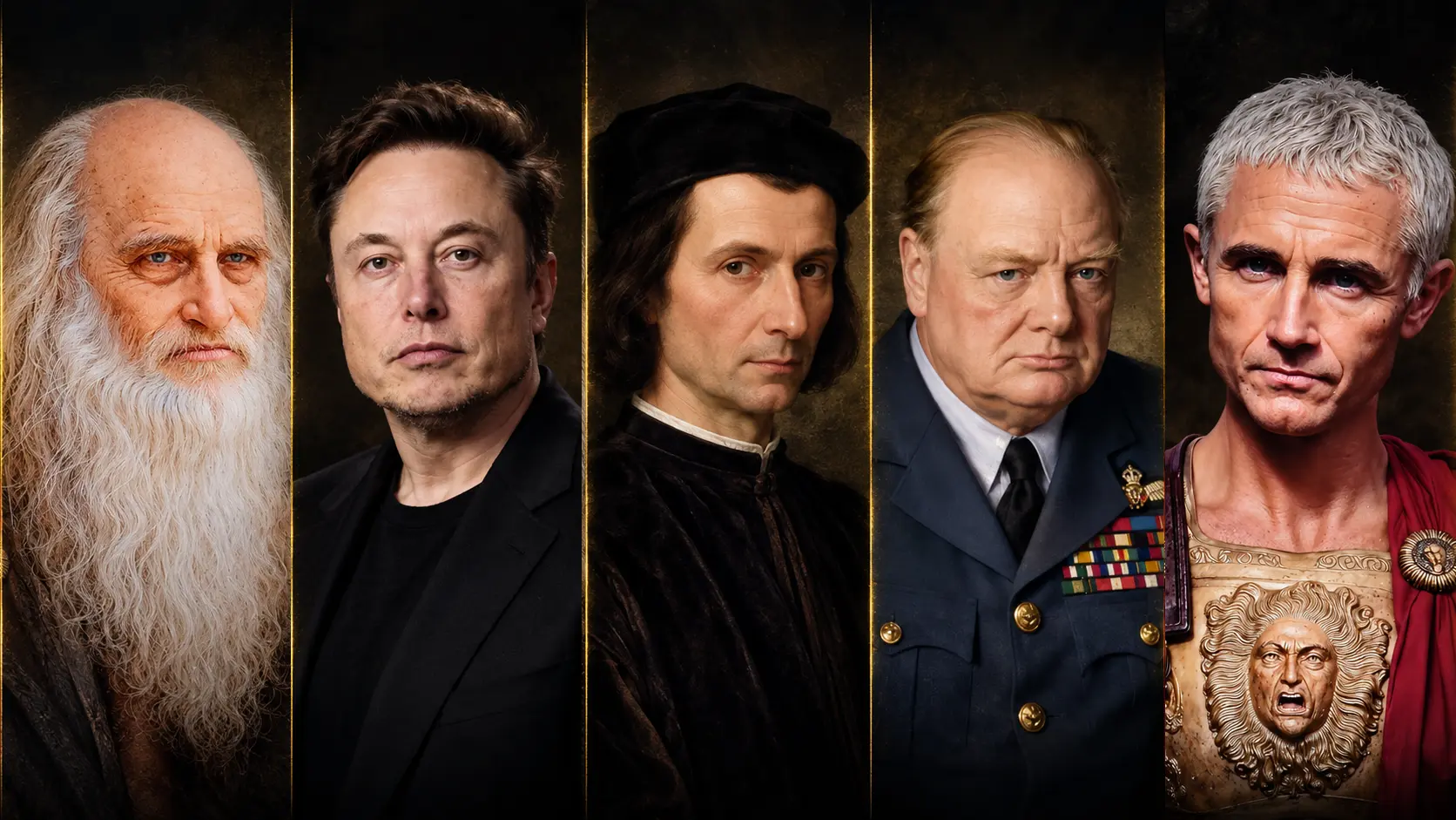Leonardo da Vinci, Elon Musk, Niccolò Machiavelli, Winston Churchill and Julius Caesar—forthcoming subjects in Who Said That?!